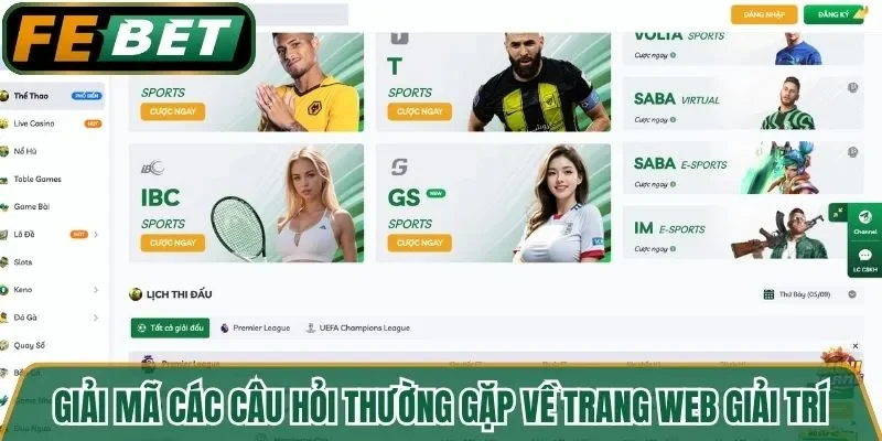 Giải mã các câu hỏi thường gặp về trang web giải trí