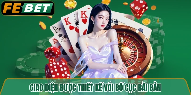 Giao diện được thiết kế với bố cục bài bản