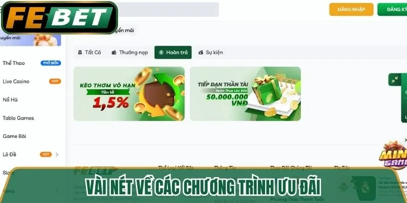 Vài nét về các chương trình ưu đãi