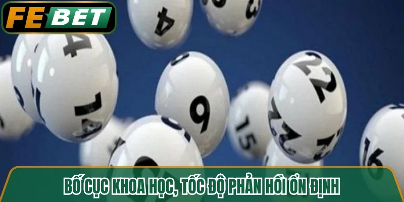 Bố cục khoa học, tốc độ phản hồi ổn định 